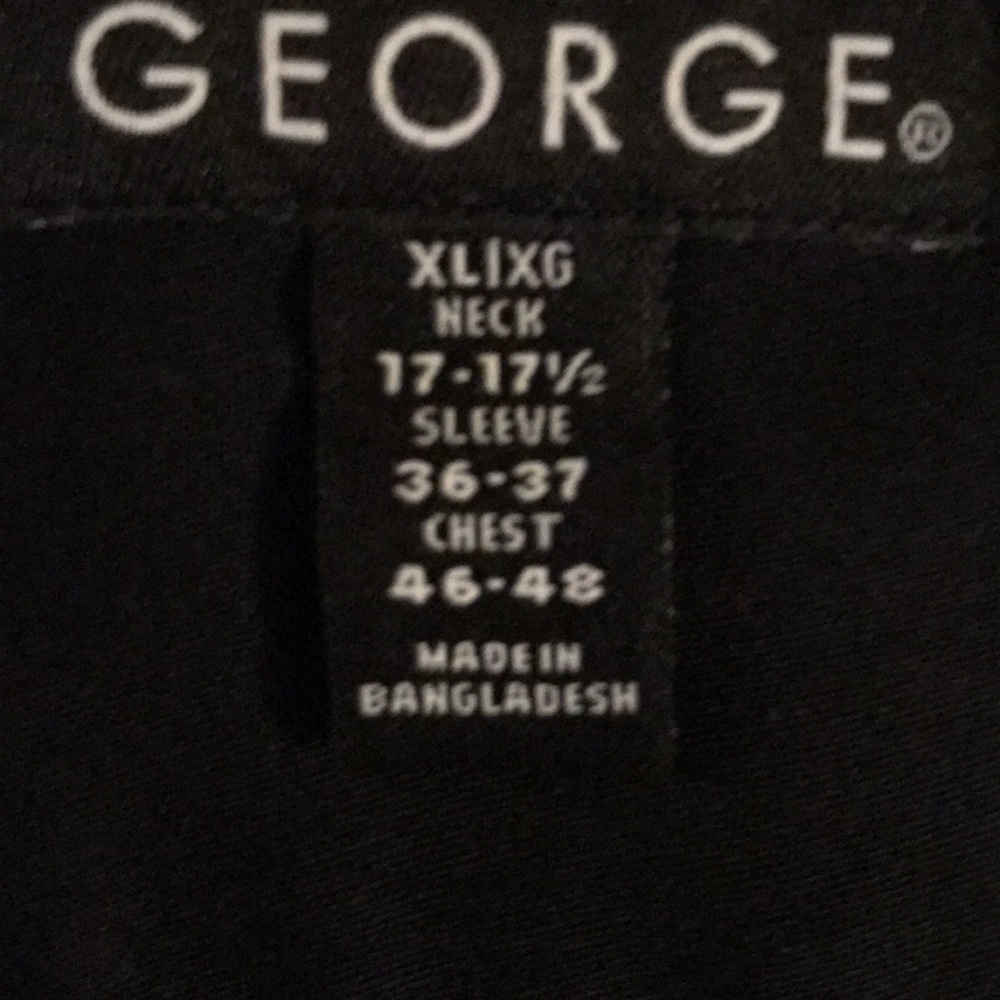 BLACK DRESS SHIRT - Picture 2 of 2
